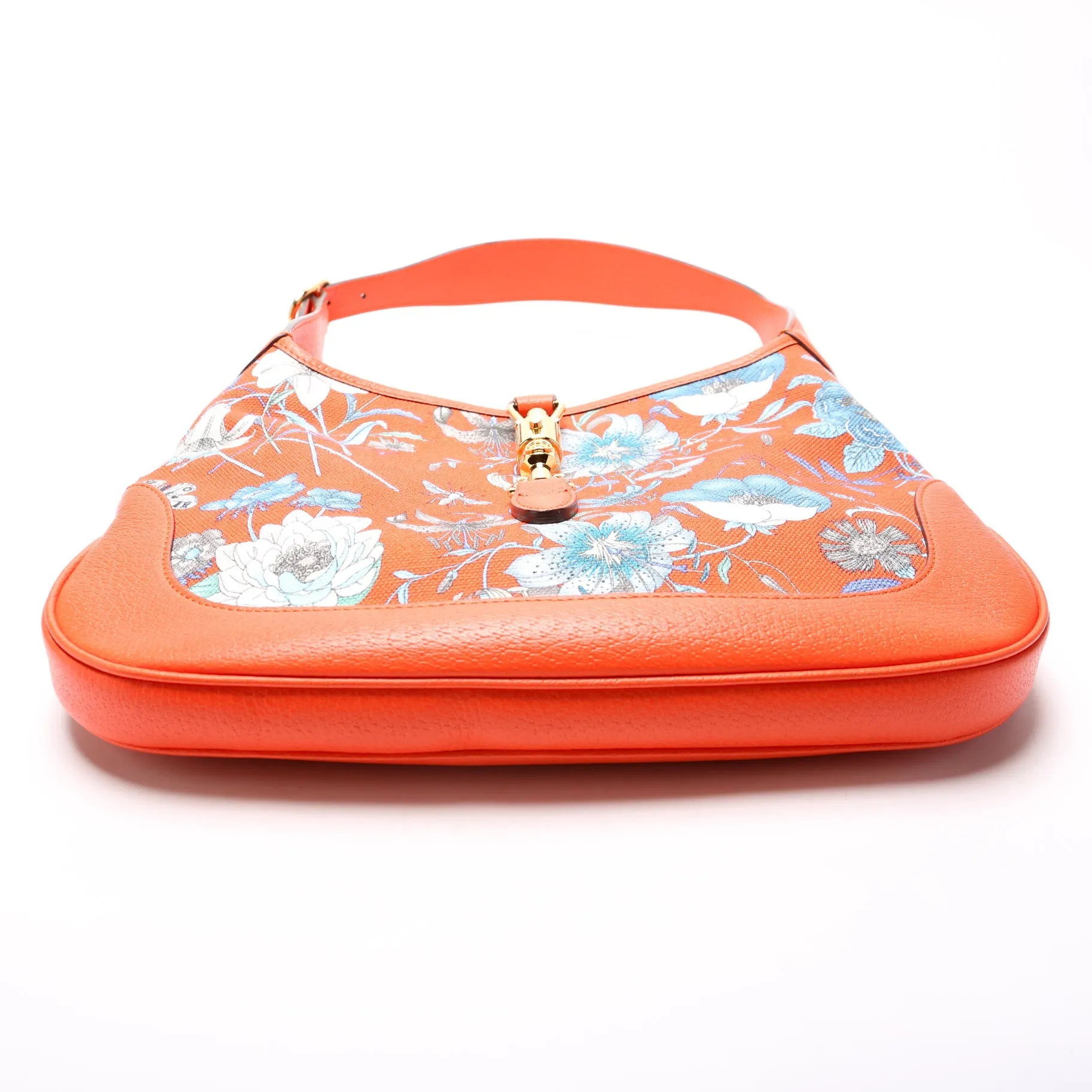 550152 Jackie Medium Flora Canvas Hobo