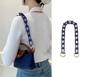 Bag transformation hand-held short chain accessories, resin handbag chain decoration strap