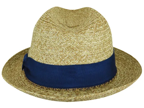 Bailey Romeo Raffia Braid Fedora Hat