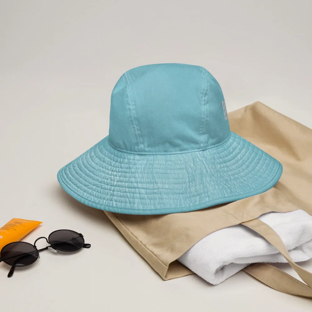 BLKMGL Womens Wide brim bucket hat