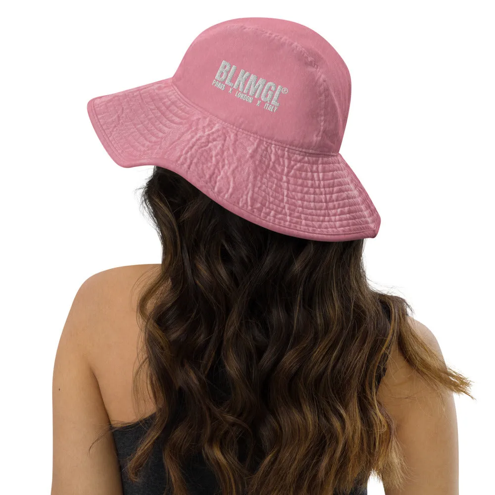 BLKMGL Womens Wide brim bucket hat