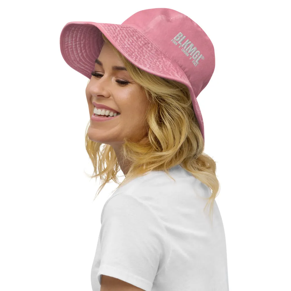 BLKMGL Womens Wide brim bucket hat