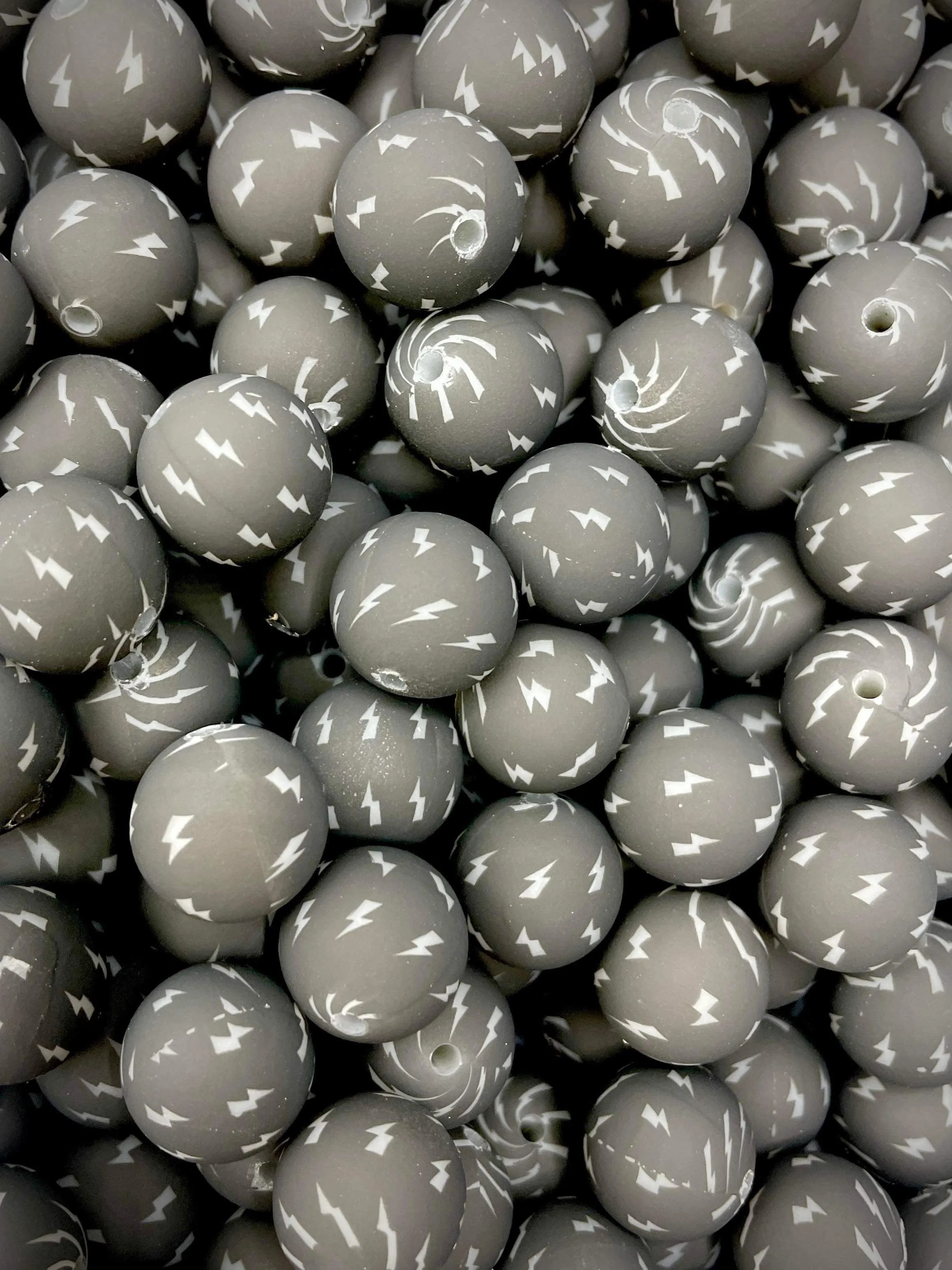 Bolt Printed 15mm Bead