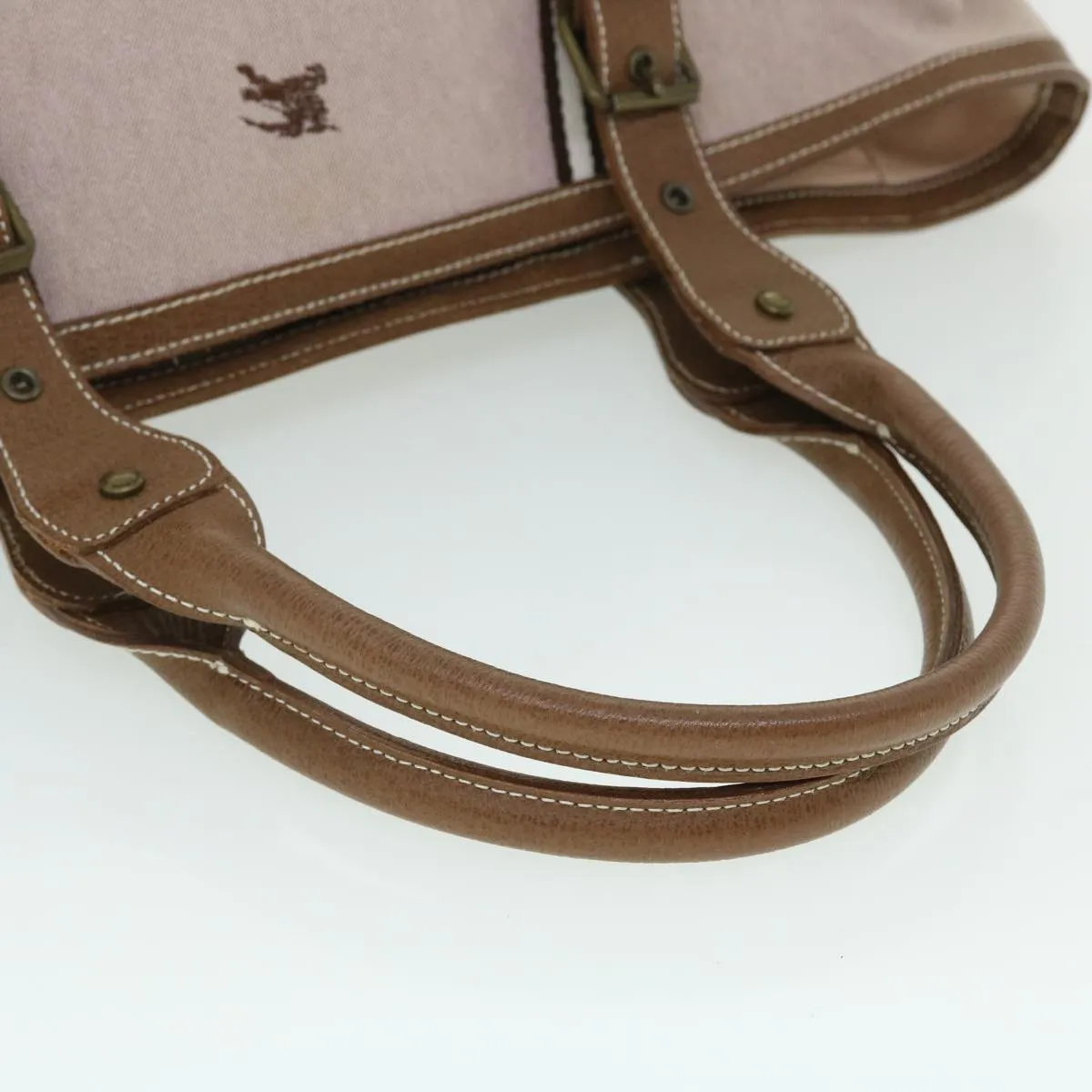 Burberry Blue Label Shoulder Bag Canvas Brown Auth ep1641