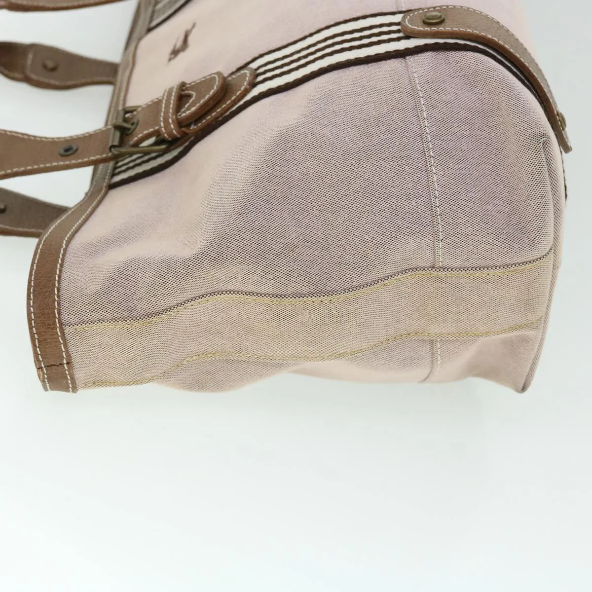 Burberry Blue Label Shoulder Bag Canvas Brown Auth ep1641