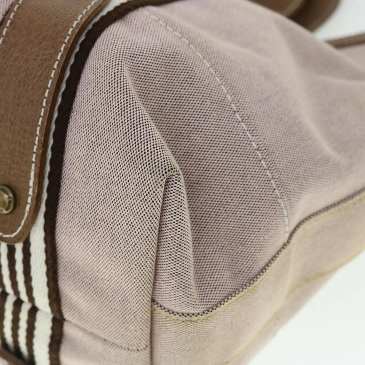 Burberry Blue Label Shoulder Bag Canvas Brown Auth ep1641