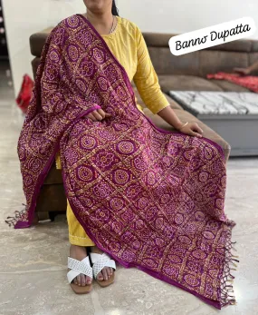 Buy Dupattas for Women Bandhani Printed
