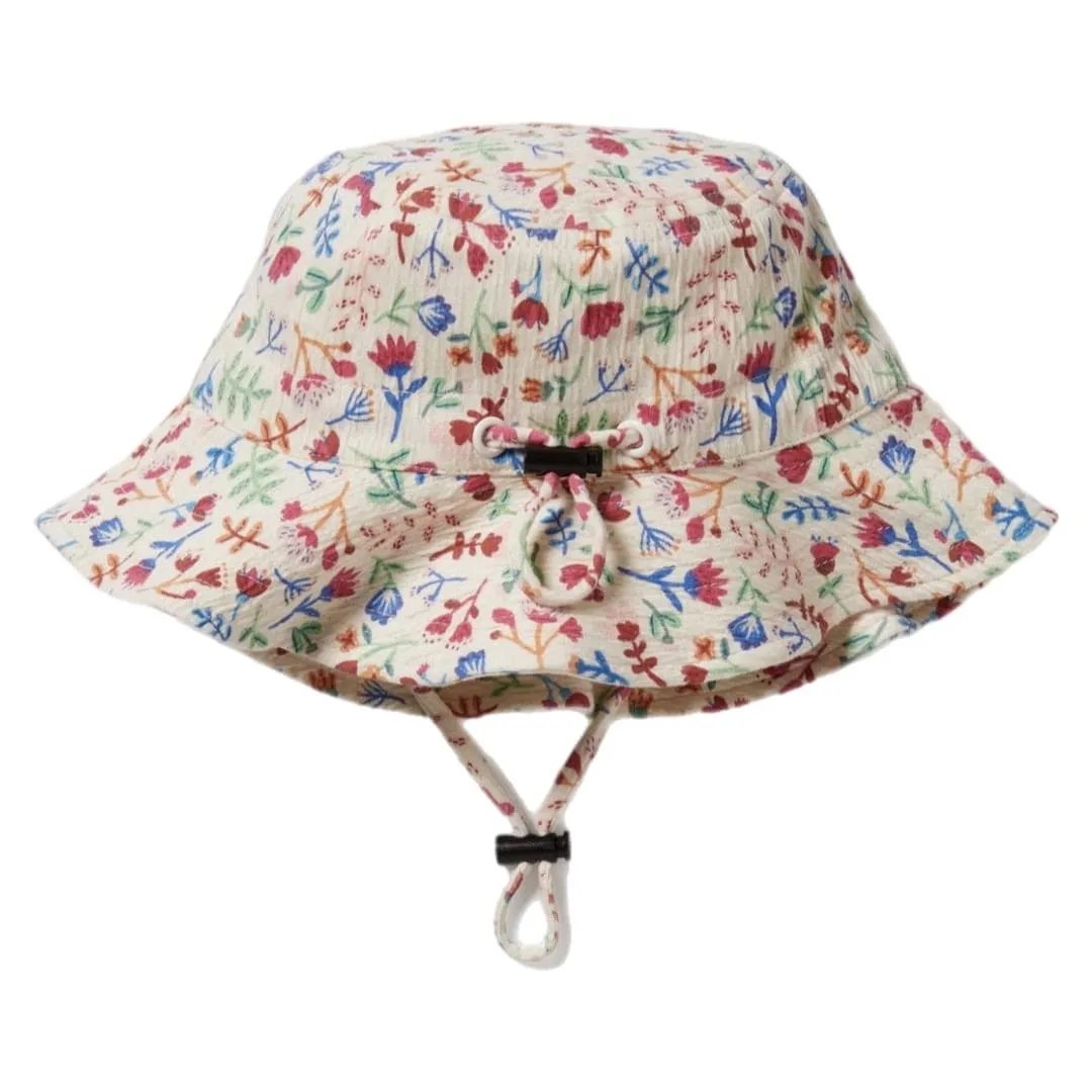 Crinkle Sunhat - Tropical Garden