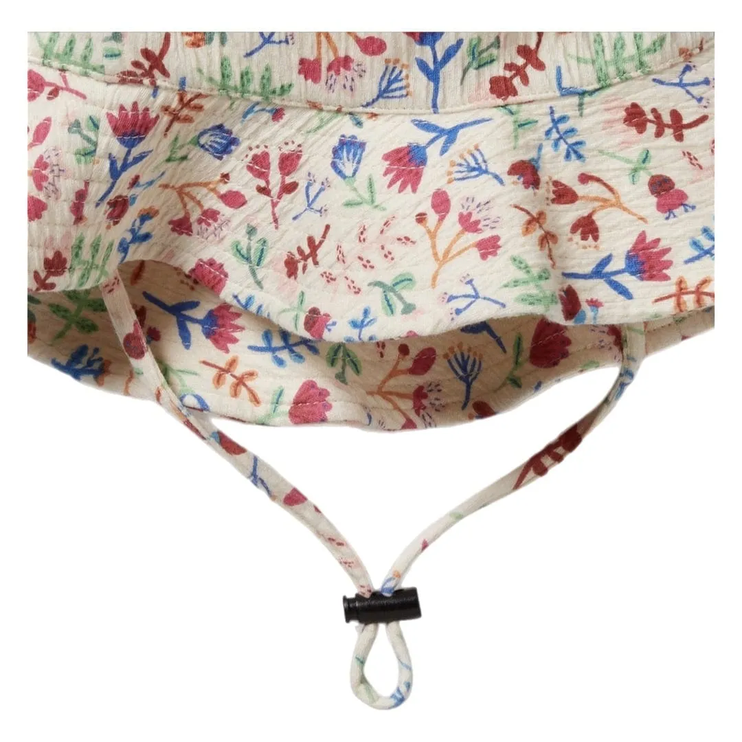 Crinkle Sunhat - Tropical Garden