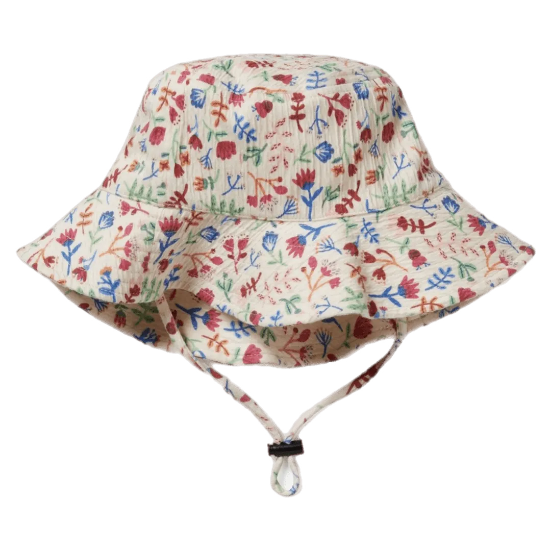 Crinkle Sunhat - Tropical Garden