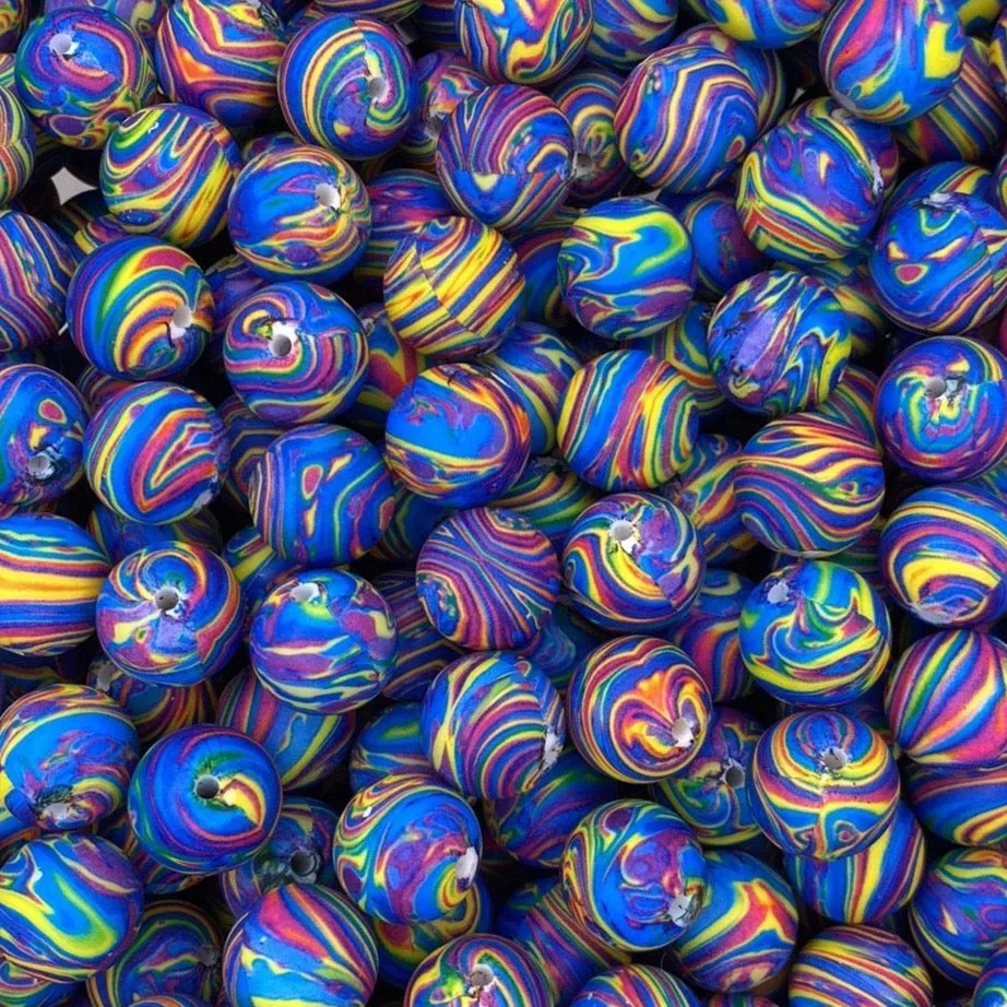 ***Discontinued*** Trippn' Printed 15mm Bead