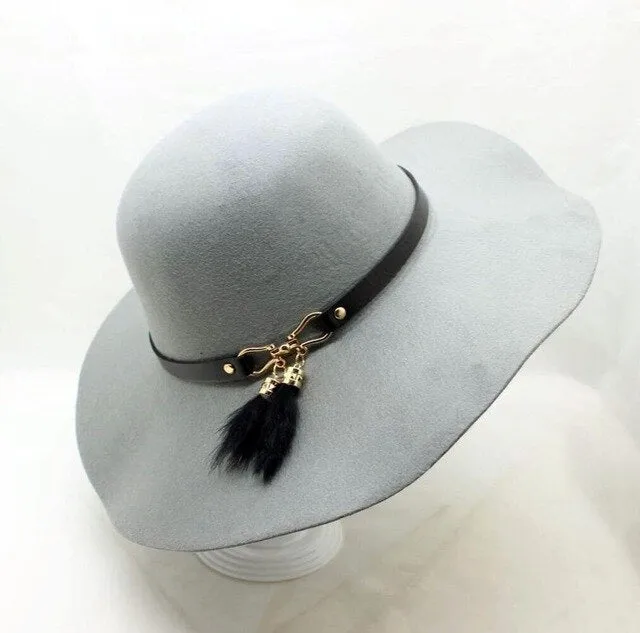 Fedora Cap Wide Brimmed Dome Hats