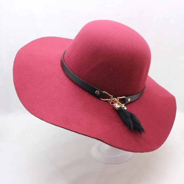 Fedora Cap Wide Brimmed Dome Hats