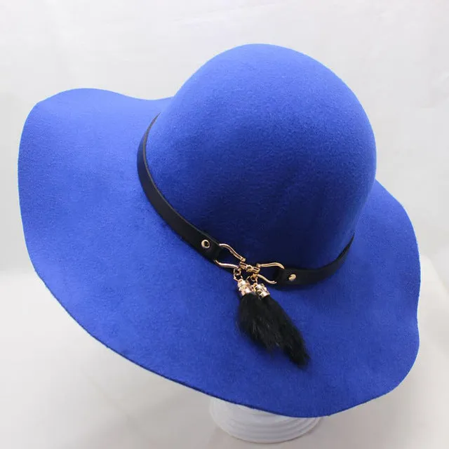 Fedora Cap Wide Brimmed Dome Hats