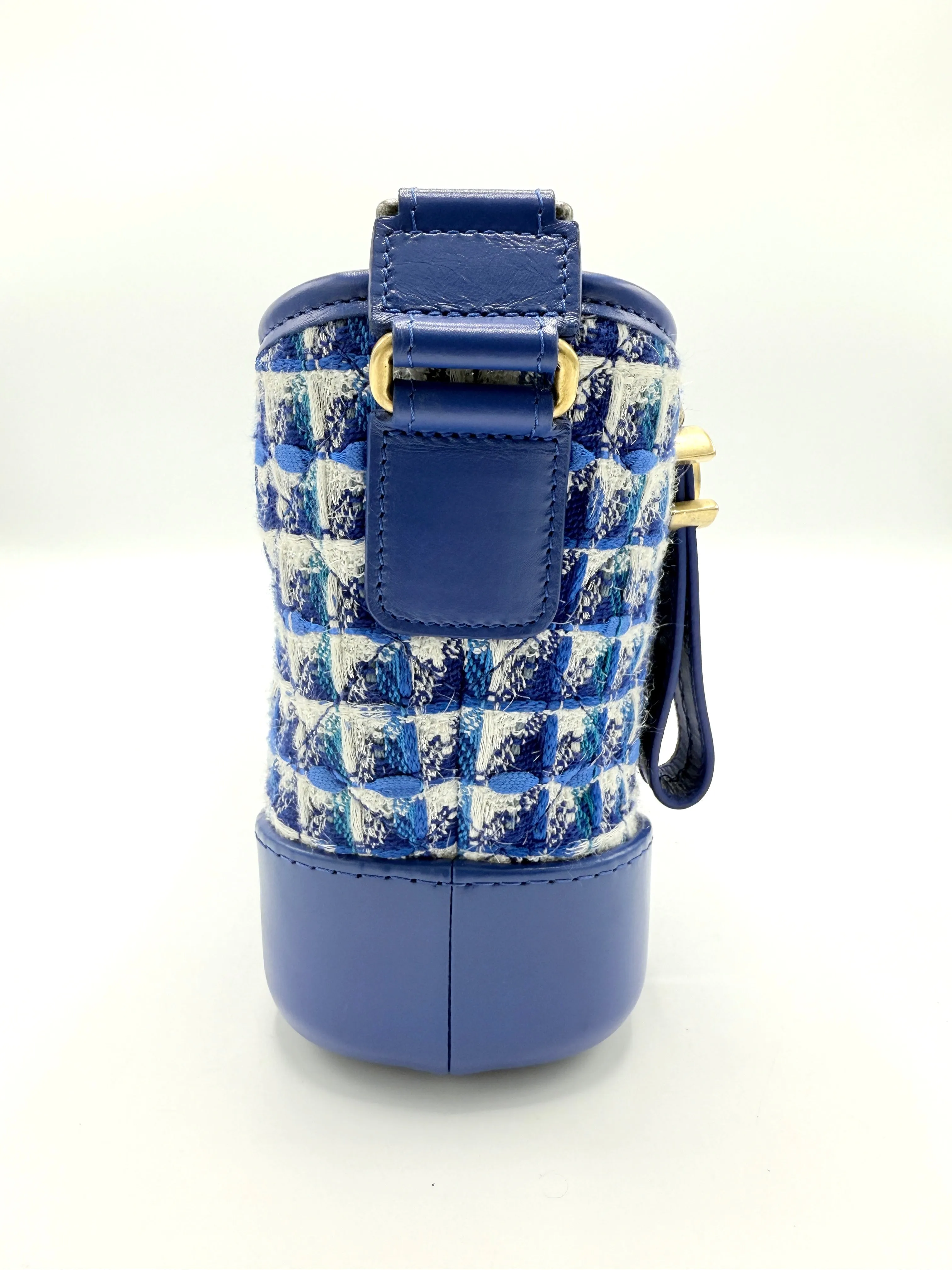 Multicolor Tweed Small Gabrielle Chain Hobo