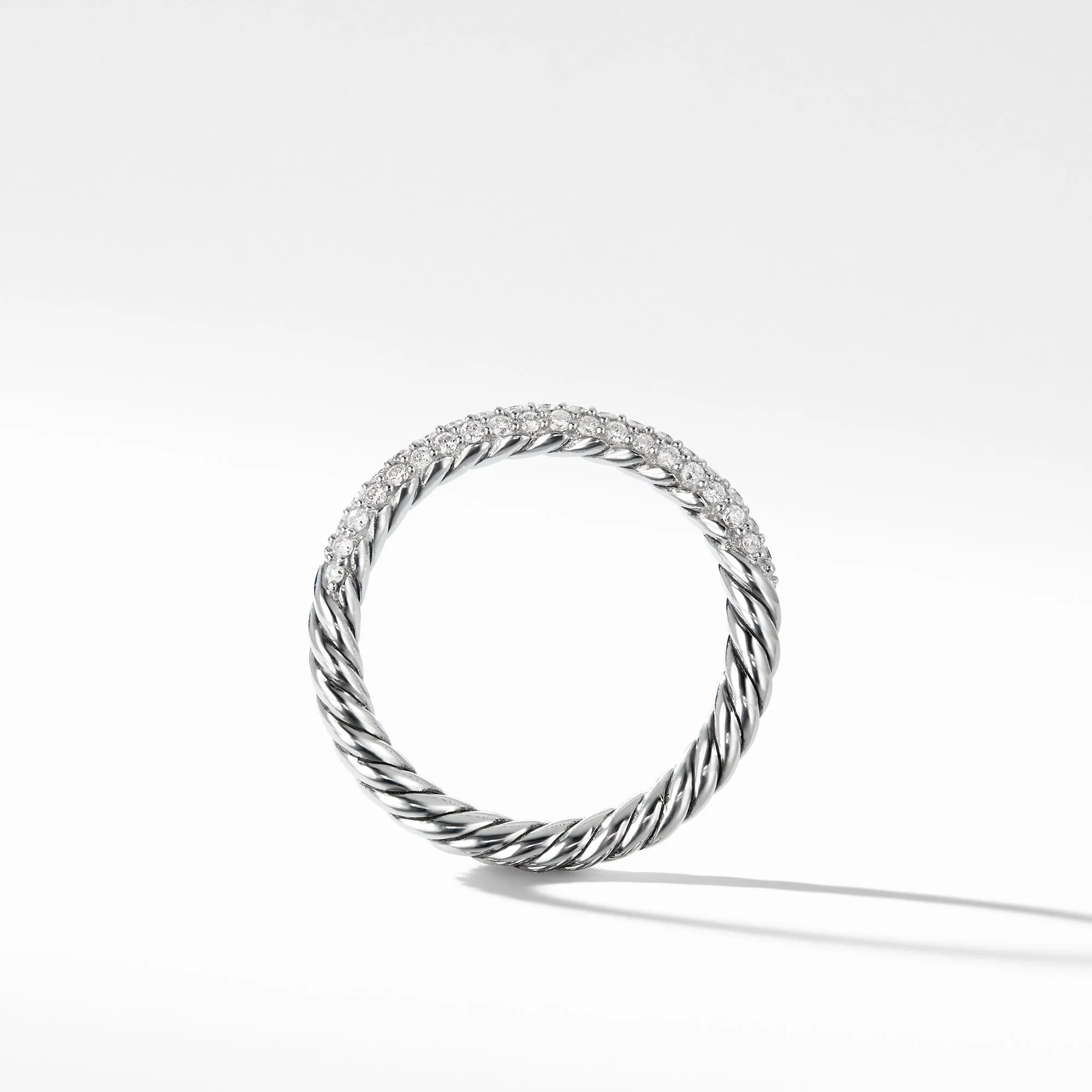 Petite Pavé Ring with Diamonds