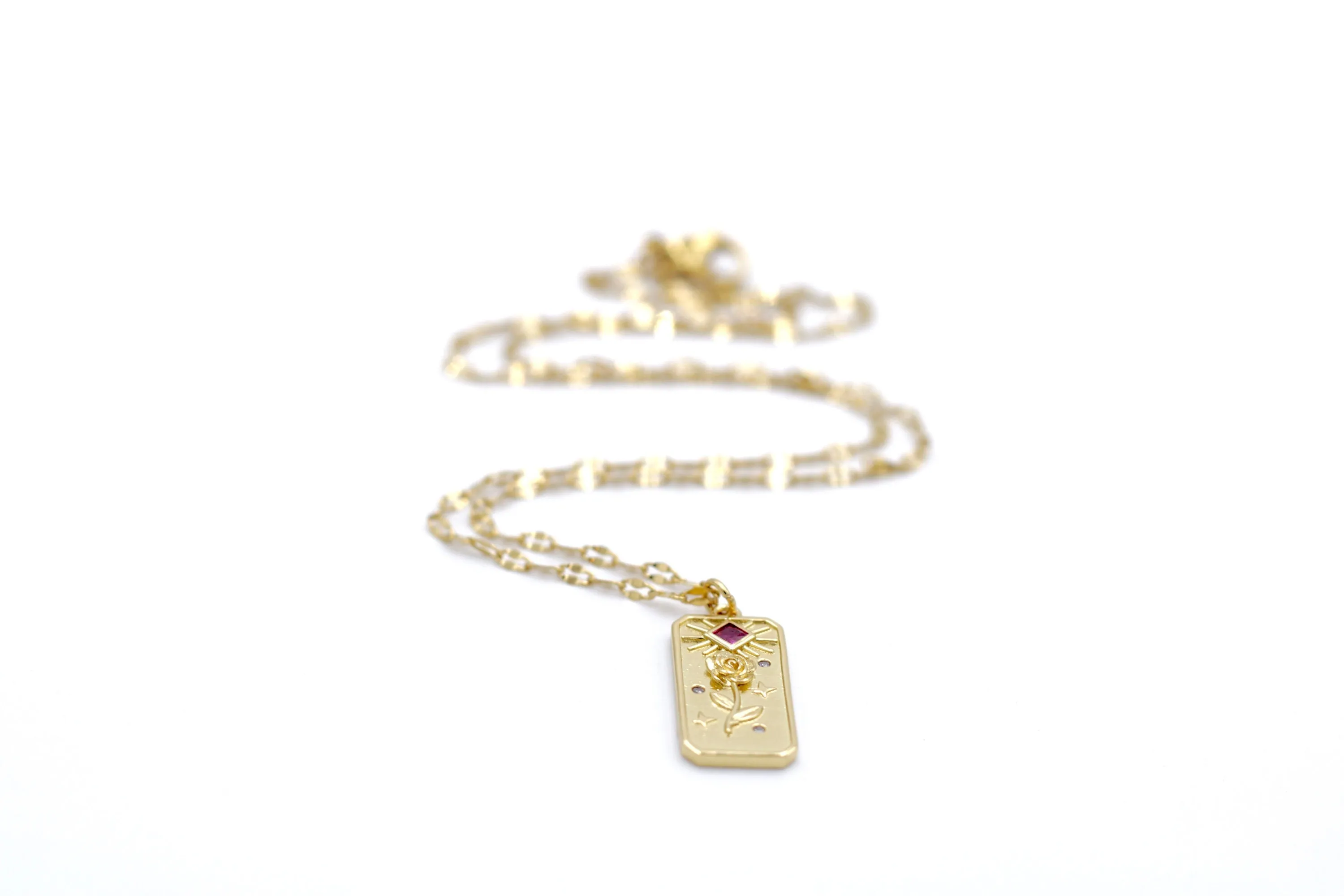 Rose Charm Necklace