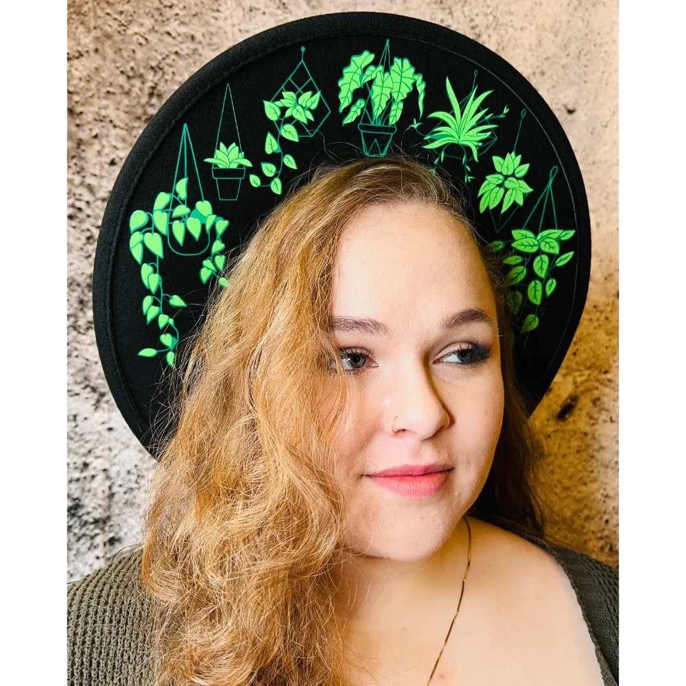 Wide Brim Hat Hanging Plants