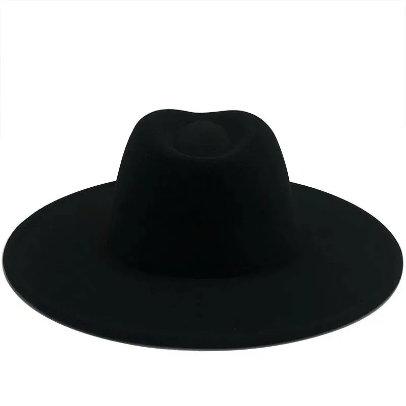 Wide brim Red Bottom hat Fedora