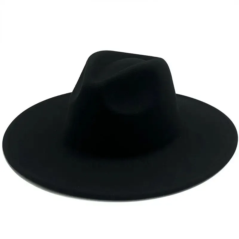 Wide brim Red Bottom hat Fedora